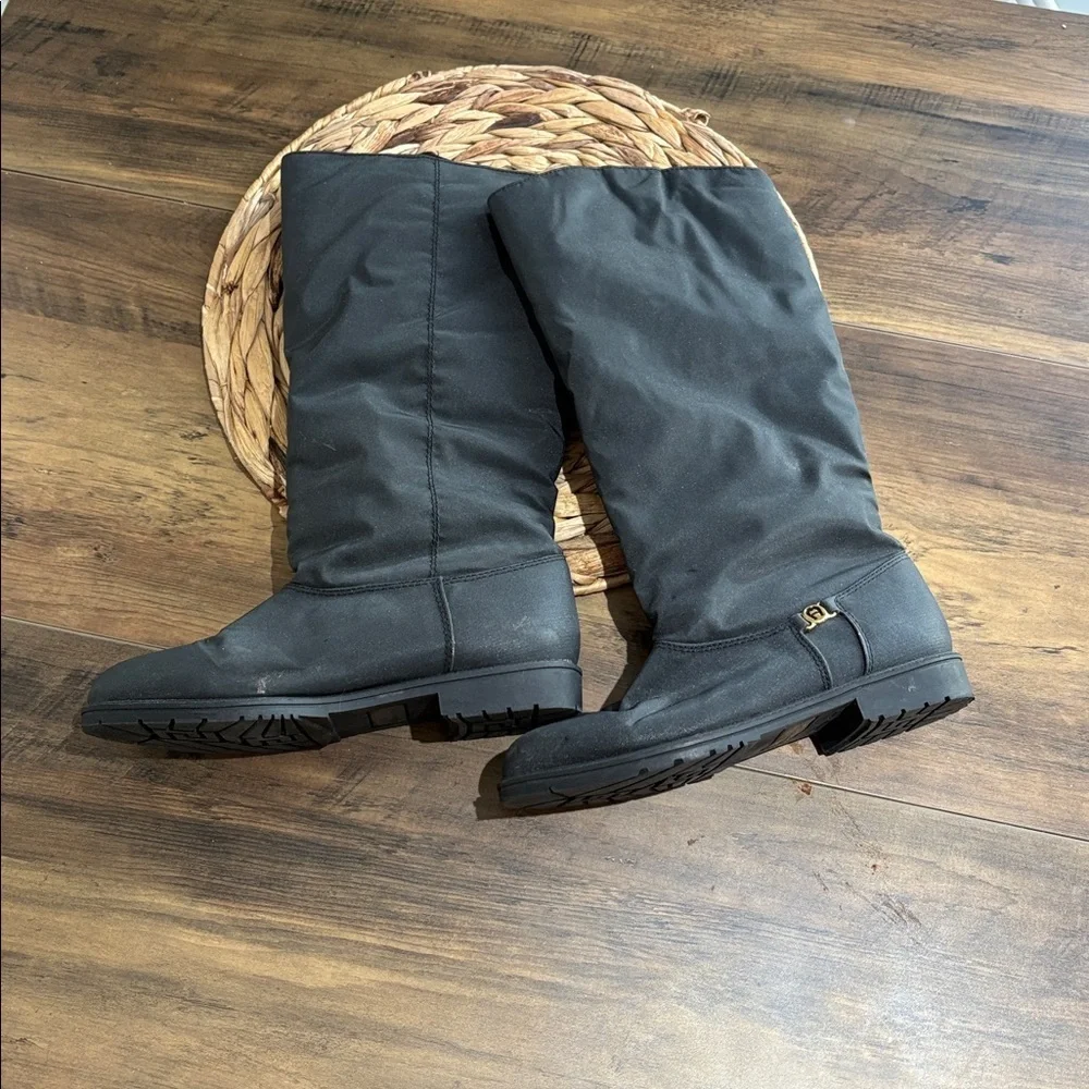 Etienne Aigner Storm 2 Black snow Rain Boots Size 7